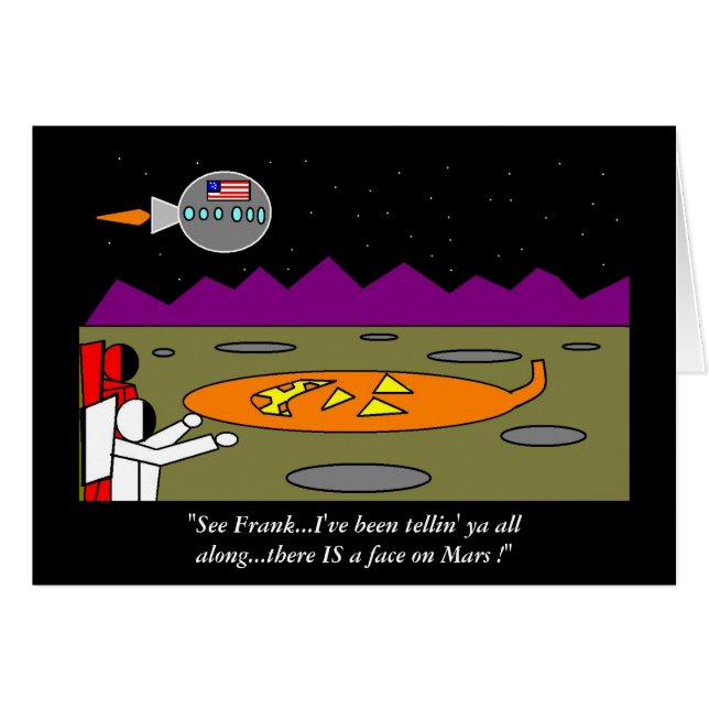 The Face On Mars (Front Horizontal)