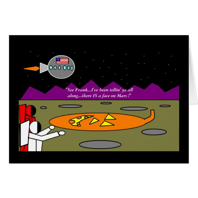 The Face On Mars (Front Horizontal)