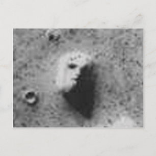 The FACE On MARS-_-Cydonia Mensae Postcard
