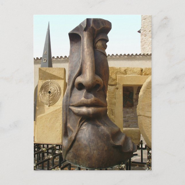 The Face Postcard (Front)