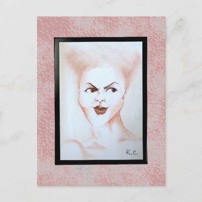 The Face Postcard (Front)