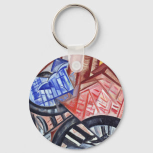 The Factory and the Bridge Key Ring