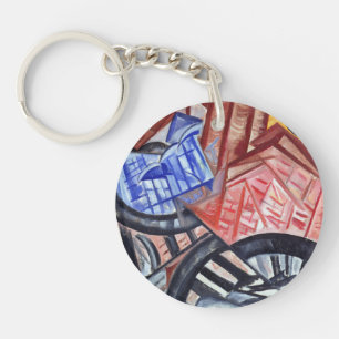 The Factory and the Bridge Key Ring