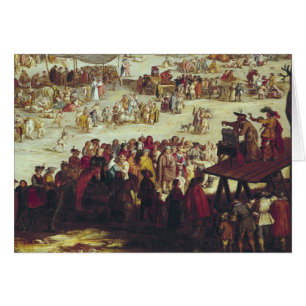 The Fair at Impruneta, detail of the right