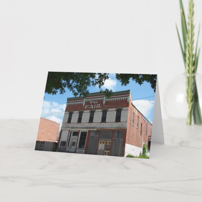 The Fair Lone Tree, Iowa Card (Front)