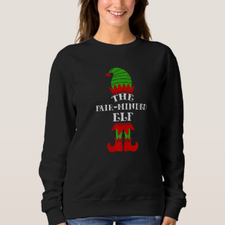The Fair-Minded Elf Christmas Matching Family Cowo Sweatshirt