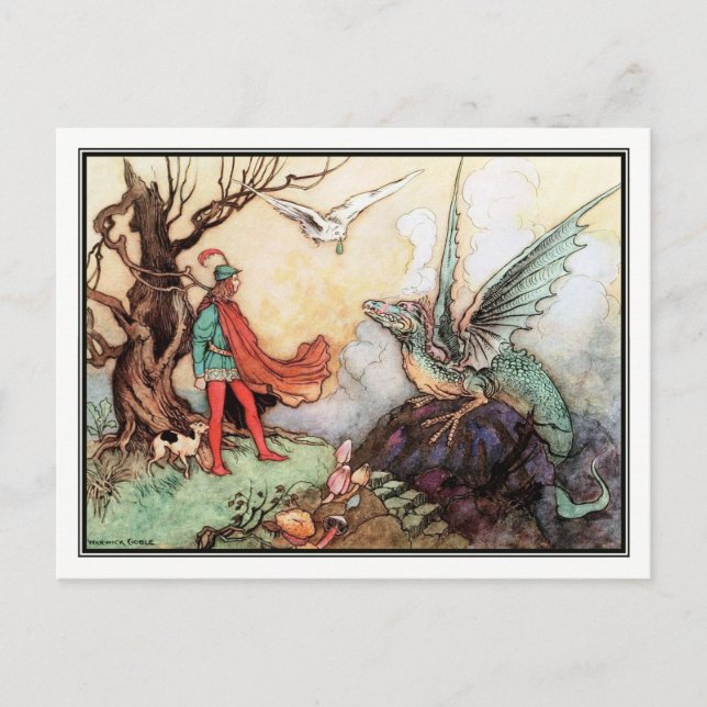 The Fair One by Warwick Goble Postcard (Front)