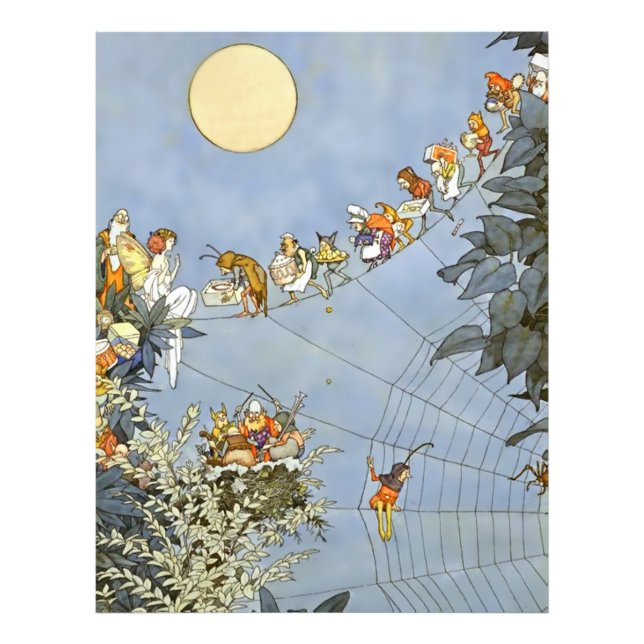“ The Fairies Birthday” by Heath Robinson Photo Print (Front)