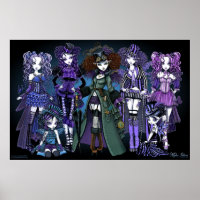 The Fairies Couture Myka Jelina Fantasy Art Poster