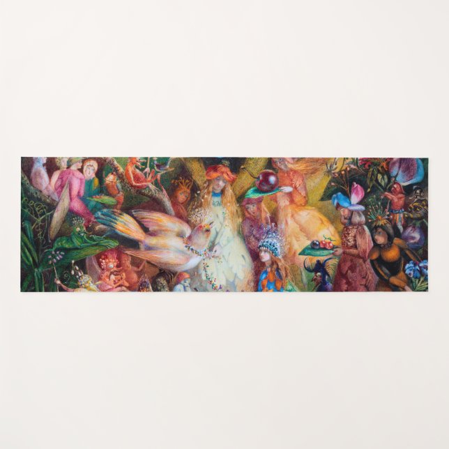 The Fairies' Favourite, John Anster Fitzgerald Yoga Mat (Front (Horizontal))
