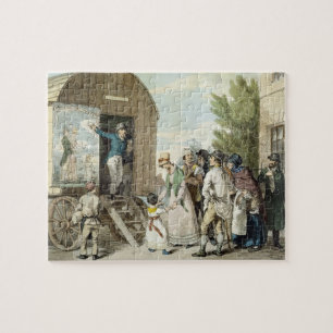 The Fairs: The Show, c.1821 (colour litho) Jigsaw Puzzle