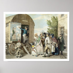 The Fairs: The Show, c.1821 (colour litho) Poster