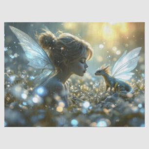 The Fairy and her pet dragon Tissue Paper