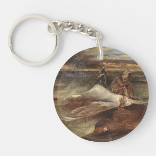 The Fairy and the Sea Serpent Key Ring