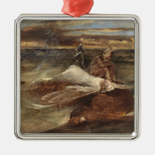 The Fairy and the Sea Serpent Metal Tree Decoration