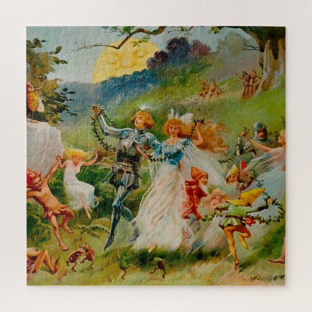 “The Fairy Dance” by ES Hardy Jigsaw Puzzle (Vertical)