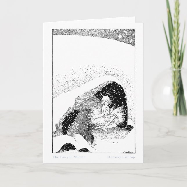 The Fairy in Winter Card 1 (Front)