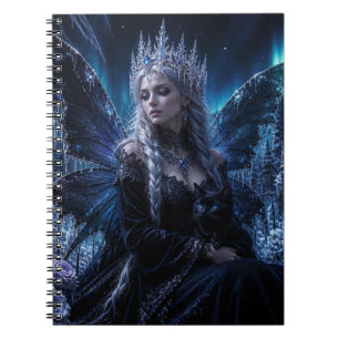 The Fairy of Winter and Her Black Cat Notebook