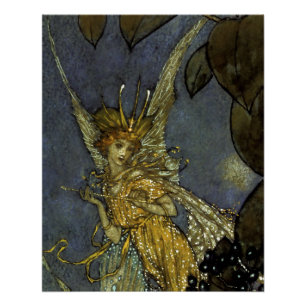 “The Fairy Queen” by Edmund Dulac Poster