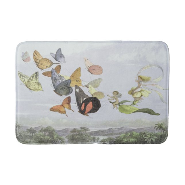 The Fairy Queen's Carriage | Elf World Bath Mat (Front)
