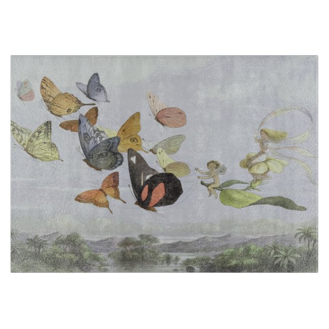 The Fairy Queen's Carriage | Elf World Cutting Board (Front)