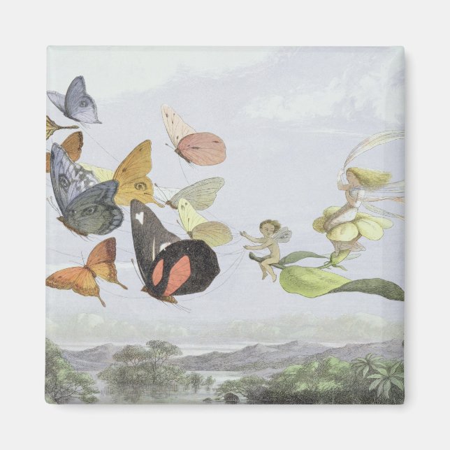 The Fairy Queen's Carriage | Elf World Magnet (Front)