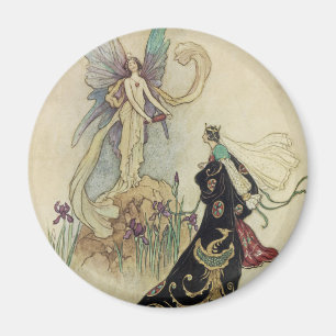 The Fairy There Welcomed Her Majesty Magnet