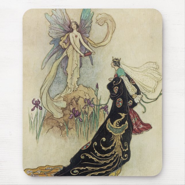 The Fairy There Welcomed Her Majesty Mouse Mat (Front)
