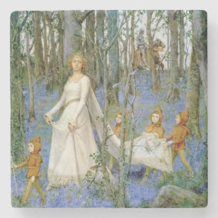 The Fairy Wood Stone Coaster