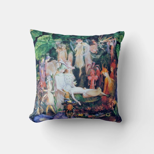 The Fairy's Funeral, John Anster Fitzgerald Cushion (Front)