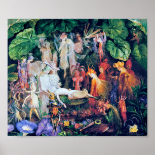 The Fairy's Funeral, John Anster Fitzgerald Poster