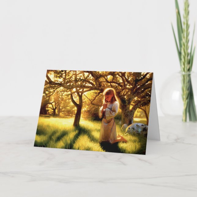 The Faith Of A Child Greeting Card (Front)