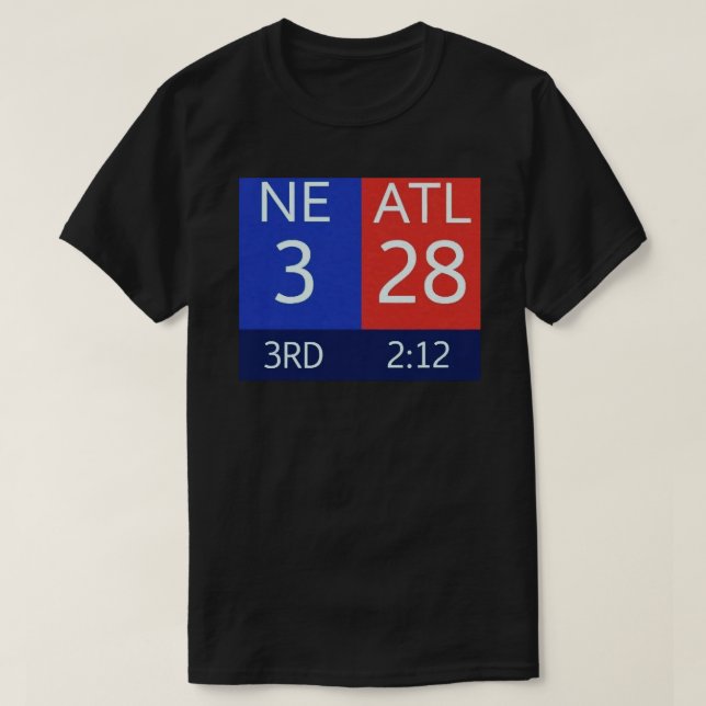 The Falcons 28-3 Lead T-Shirt (Design Front)