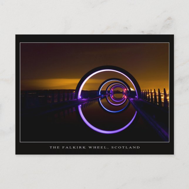 The Falkirk Wheel, Scotland Postcard (Front)