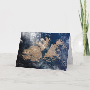 The Falkland Islands (Islas Malvinas). Card