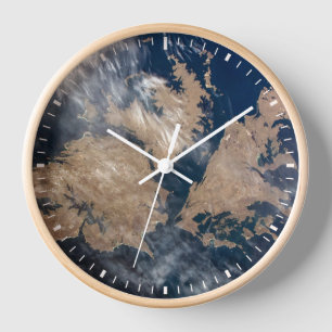 The Falkland Islands (Islas Malvinas). Clock