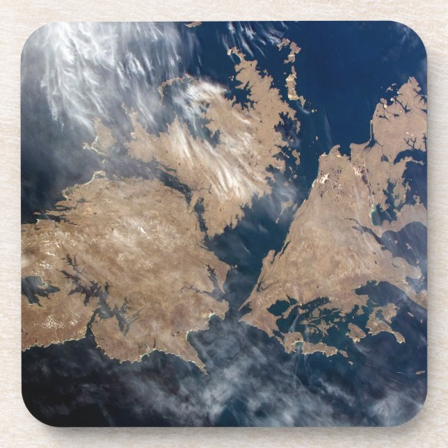 The Falkland Islands (Islas Malvinas). Coaster (Front)