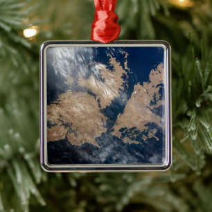 The Falkland Islands (Islas Malvinas). Metal Tree Decoration