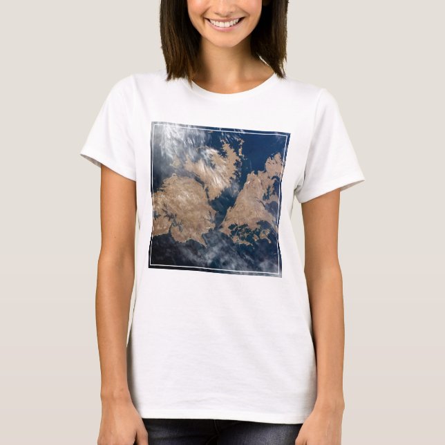 The Falkland Islands (Islas Malvinas). T-Shirt (Front)