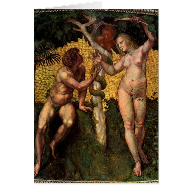 The Fall - Adam and Eve by Raphael Sanzio (Front)