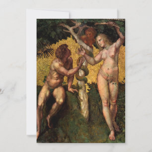 The Fall - Adam and Eve by Raphael Sanzio
