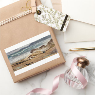 The Fall of Icarus by Alexandre Cabanel Rectangular Sticker