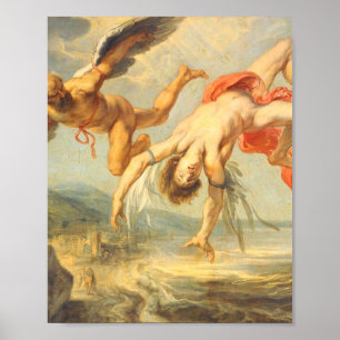 The Fall Of Icarus By Jacob Peter Gowy Poster
