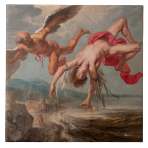 The Fall of Icarus (by Jacob Peter Gowy) Tile