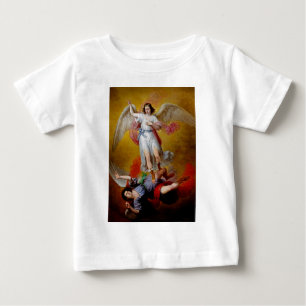 The Fall of Lucifer by Antonio María Esquivel Baby T-Shirt
