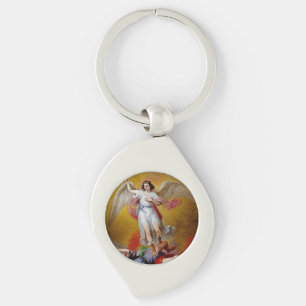 The Fall of Lucifer by Antonio María Esquivel Key Ring