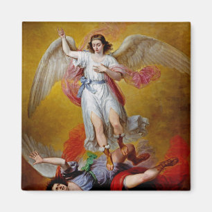 The Fall of Lucifer by Antonio María Esquivel Magnet