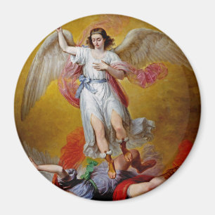 The fall of Lucifer by Antonio Maria Esquivel  Magnet