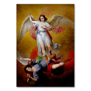The Fall of Lucifer by Antonio María Esquivel Table Number