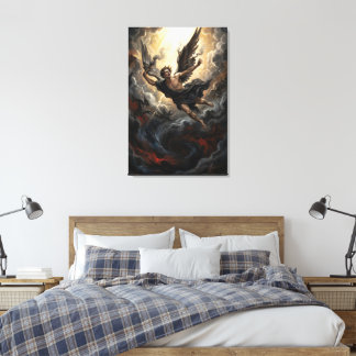 The Fall of Lucifer from Heaven Canvas Print